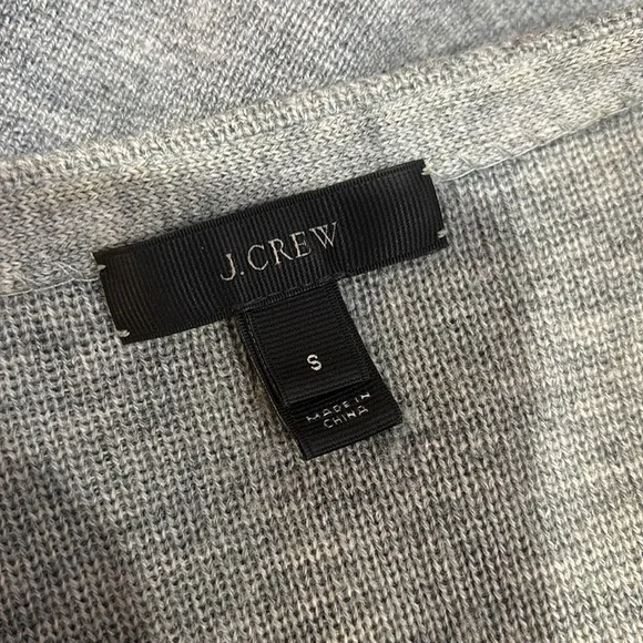 J. Crew Heather Gray Knit Top - Picture 3 of 3